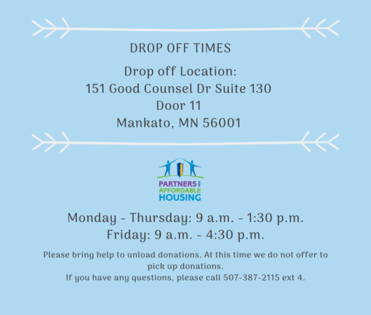 Pah Free Store Partners For Affordable Housing