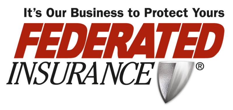 Federated Logo Stacked Tagline Pms484 Black